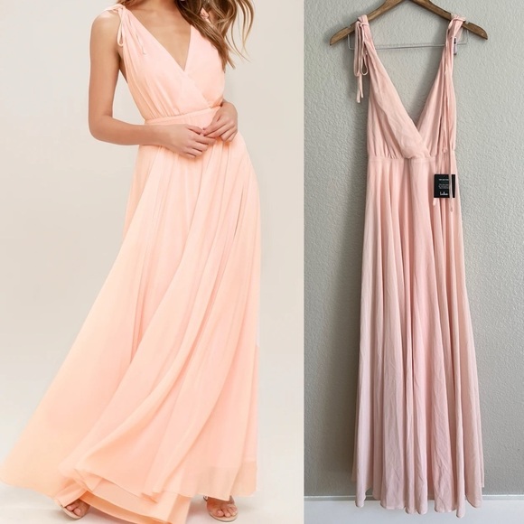 Dance the Night Away Blush Pink Backless Maxi Dress - Picture 1 of 10